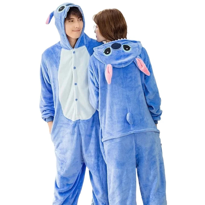 ComfyCuddles™ Stitch Hooded Pyjamas Onesie